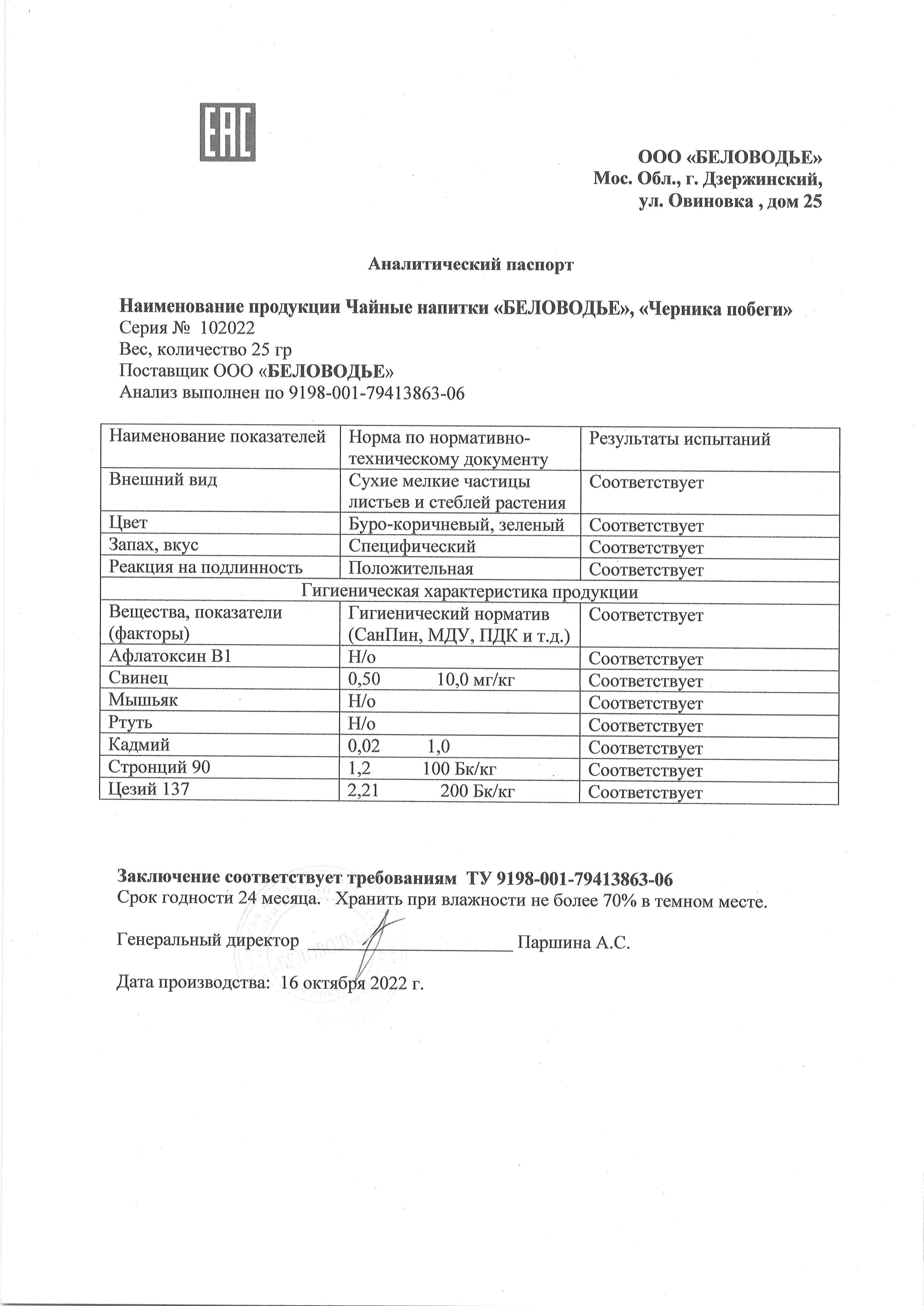 Паспорт №102022